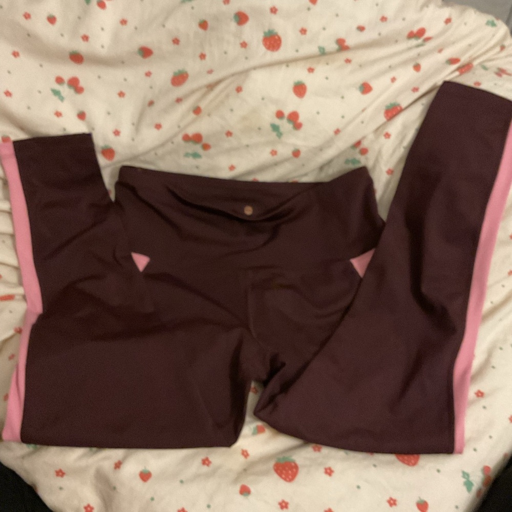 Pink and Brown Leggings